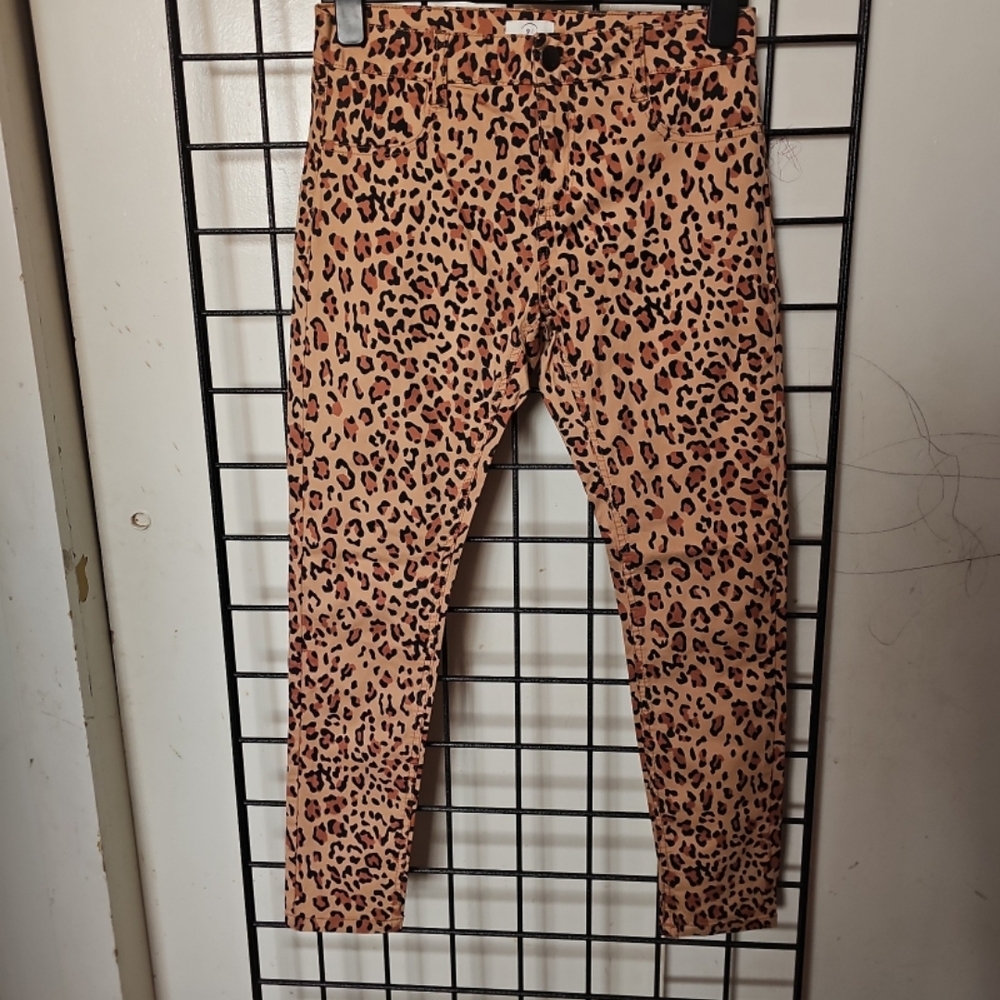 Cotton On Tan Leopard Print Women's Jeggings